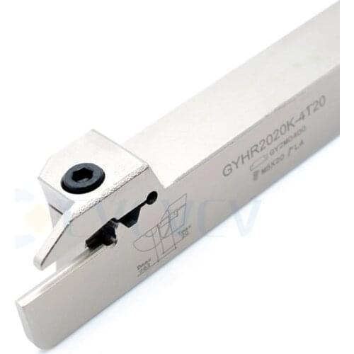 GYHR2020K-2T18/4T20 GYHL 3T20 GYHR2525M-2T16 CNC Lathe Machining Spring Steel Cutting Groove External Tools Holder Use GY insert