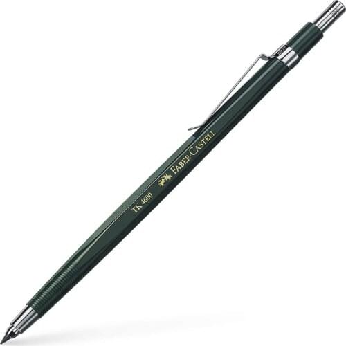 Faber-Castell 9400/9500/4600 Clutch Drawing Pencils 2mm/3.15mm Green Pencil Tail Point Marker for Artists and Technicians