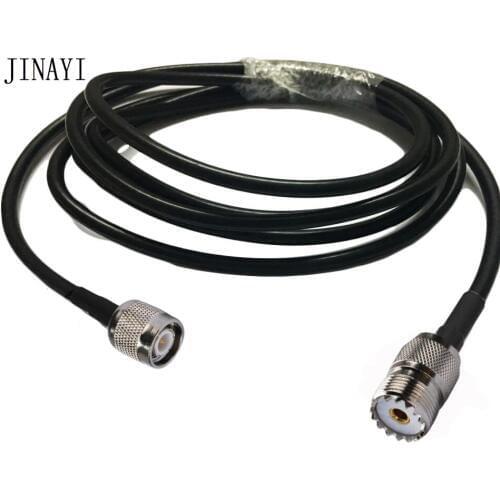 RG58 50-3 UHF Female SO239 to TNC Male Connector RF Coaxial Coax Cable 50ohm 1m 5m 10m 15m