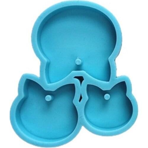 Pet Dog Cat Hanging Tag Listed Silicone Mould DIY Crafts Pendants Casting Tools Resin Epoxy Jewelry Mold T8I6