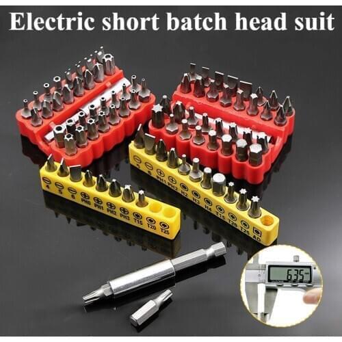 10/12/33Pcs Magnetic Drill Screwdriver Set Bits Repair Tools 1/4" Hex Shank Screwdriver Bit Kit Hand Tools for Power Drills