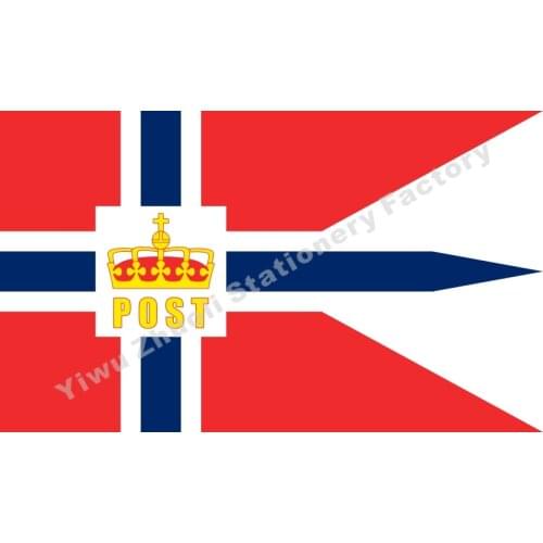 Norway Kven People Postal Flag 3X5FT 90x150cm 100D Polyester Double Stitched High Quality Banner