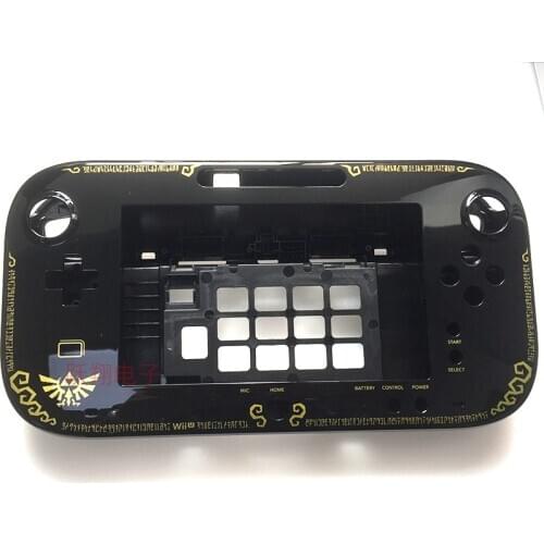 Limited Version Shell Case For wii wiiu Housing Replacement Parts Top +Botton Black/white