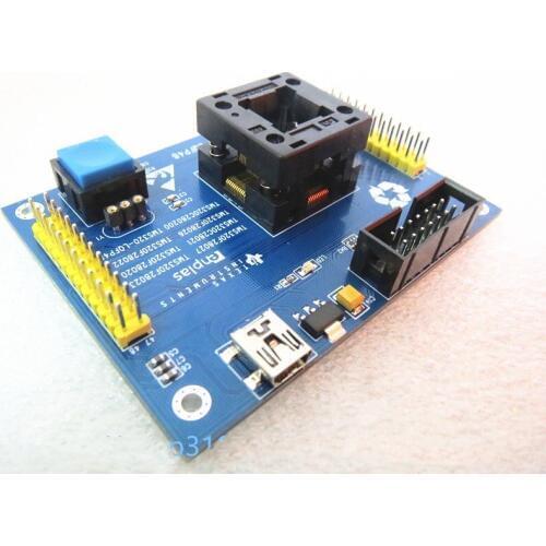 Opentop LQFP48 TMS320F28020 TMS320F28026 TMS320F28022 TMS320F280200 IC Burning Test Adapter seat Socket bench