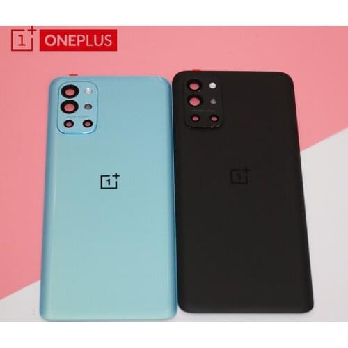 Original Oneplus 9R Back Glass Rear Housing Cover Replacement Back Door Battery Case One Plus 9R 1+ 9R LE2101 With Camera Lens