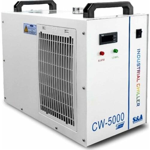 S&A CW5200 CW5202 Industry Water Chiller for CO2 Laser Engraving Cutting Machine 80w 100w 130w 150w Laser Tube