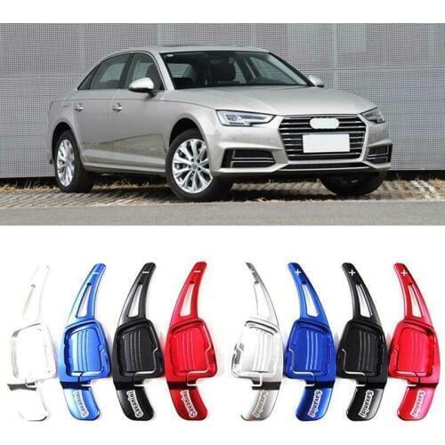 Savanini Alloy Add-On Steering Wheel DSG Paddle Shifters Extension For Audi A4 17-19