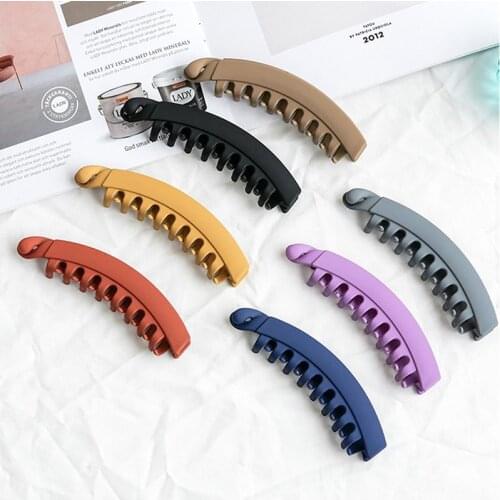 Banana Hair Clip Hair Twist Hair Pin For Lady Environmental ABS Tines Crab For Girls Hair Accessories