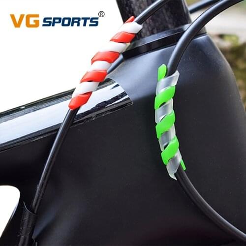 5PCS MTB Road Bike Protective Gear Cycling Bicycle Brake Cable Housing Protector Anti-friction Bike Line Wrap Bicycle Accessorie