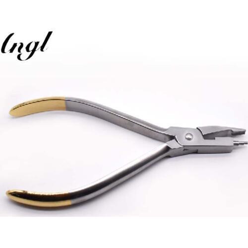 Dental Orthodontic Half-moon Trapezoidal Pliers Dental Tools Ortho Dental Young Loop Bending Plier Trapezoidal Tip Making