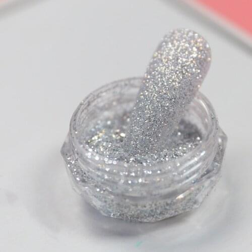 1 Box Nail Crystal Diamonds Powder Shininy Colorful Reflective Glitter Holographics Glass Micro Drill Nails Pigment Decorations