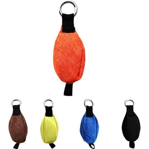 350g / 12.3oz Arborist Tree Surgeon Throw Weight Bag with 20mm Stainless Steel Ring Attach to Throw Line