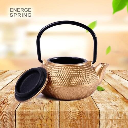 50ML Mini Iron Teapot Tea Pet Ornaments Handmade Cast Iron Pot Palm Pot Tea Table Small Decoration Tea Set