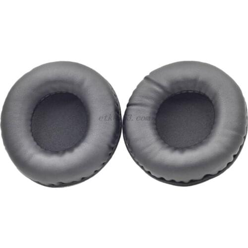 1Pair Black Replaced Soft Leather Foam Earpads Ear Cover Cushion for SONY MDR-XD100 MDR-XD200 XD150 Headphones