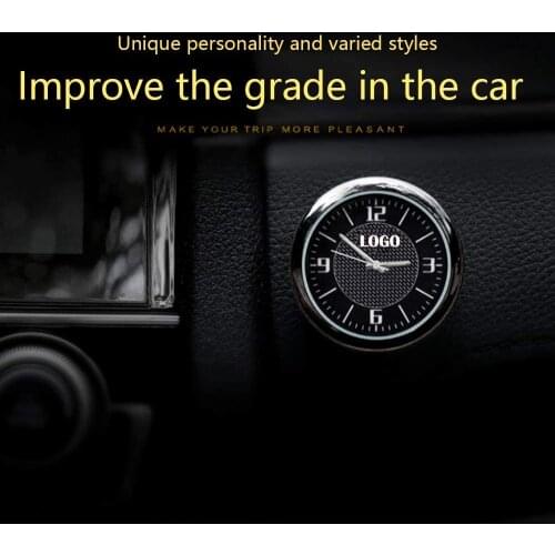 Car Quartz Clock Car Dashboard Ornaments Decoration Clock For Mercedes Benz AMG W212 W205 W177 W463 Socket Clock Quartz Watch