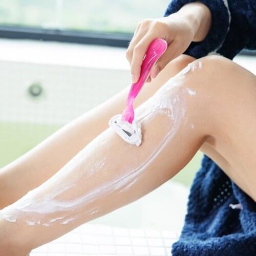 IGUETTA Summer New Ladies One-Heads Razor Safety All Body High Quality Four-Layer Sharp Blade Ladies Trendy And Carry Razor