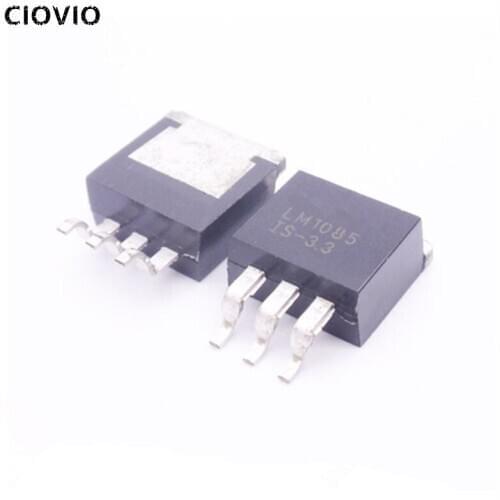 CIOVIO 10PCS LM1085ISX-3.3/NOPB LM1085ISX-3.3 TO263-3 LM1085-3.3 LM1085ISX LM1085 TO-263