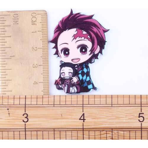 Diy10 pack mixed cartoon acrylic patch craft supplies phone case decoration scrapbook brooch children headwear accessories