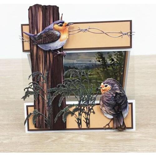 Hot Sale Skylight Bird Animal Arrival New Cutting Dies Scrapbook Dariy Decoration Stencil Embossing Template DIY Greeting Card