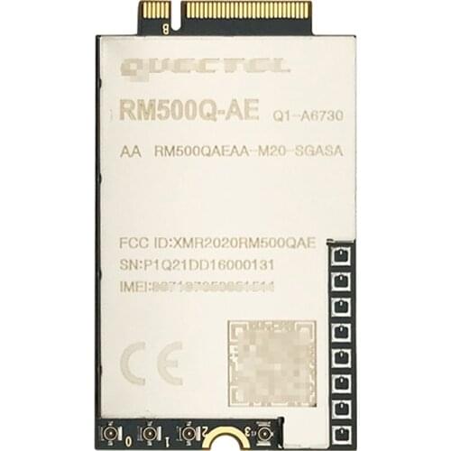5G Module RM500Q-AE 5G NR Module Cover Global 5G frequency Multi-constellation GNSS M.2 Interface Router Chip