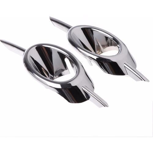 HNGCHOIGE 1 Pair ABS Front Fog Lamp Light Cover Trim For Chevrolet Chevy Cruze 2009-2014 Auto Car Light Decor High Quality