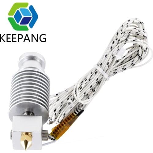 KP3S 24V 50W MK8 Extrusion Hotend Kit Direct Extruder Kit 0.4mm for 1.75mm Filament For Kingroon KP3S Titan