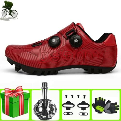 Outdoor Men Cycling Shoes Sapatilha Ciclismo Mtb Self-Locking Non-slip Mountain Bike Triathlon Racing Women Sneakers Bicicleta