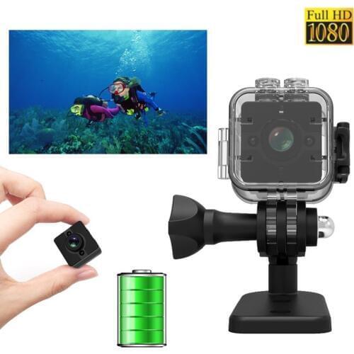 SQ12 Mini IP Camera HD 1080P Waterproof Wide-angle Lens Camcorder Sport DVR Infrared Night Vision Micro Cam Small Cameras