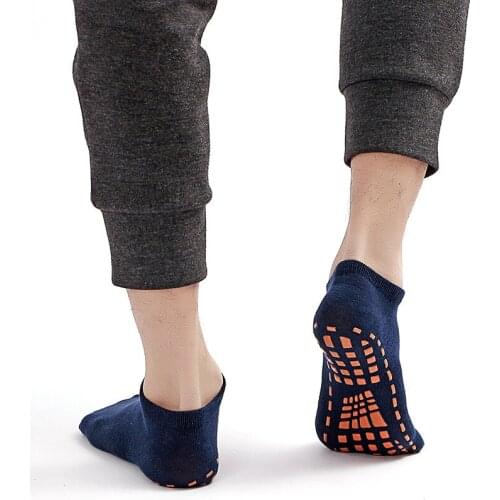 Men Invisible Short Socks Summer Breathable Silicone Anti-slip Thermal Low Cut Floor Ankle Socks Home