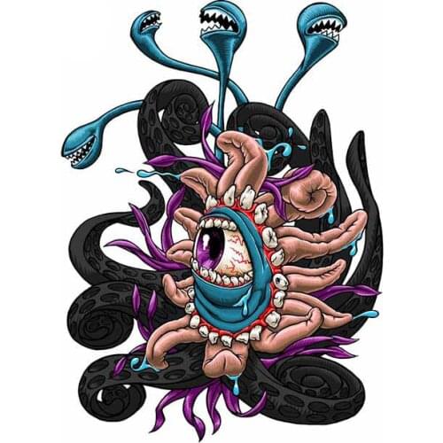 Eye Trap Car Stickers Motorcycle Helmet Windshield Scratch-Proof Decal Creative Decoration Vinyl Cover Scratches Waterproof PVC