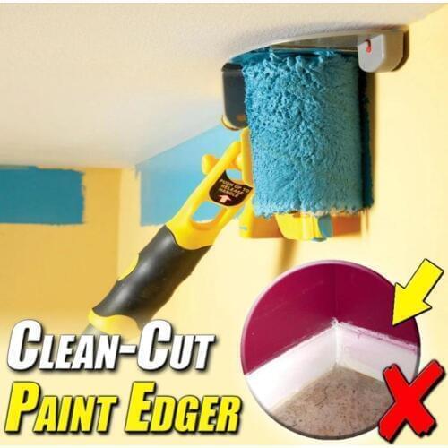 Wall Ceiling Baseboard Painting Edging Tool Clean-Cut Paint Edger Roller Brush Home Roller Paint Brush for Wall