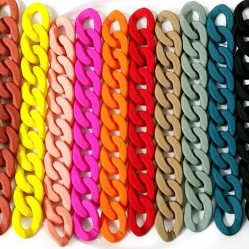 DIY Colorful Round Shape Resin Bag Strap clear design Elegant Lady shoulder bag belt hot sell easy matching bag belts hot sell