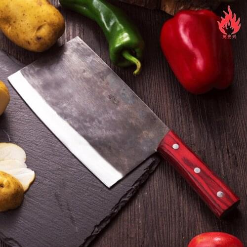 Hand forged meat cleaver High carbon steel slicing knife Kitchen sharp kitchen knife Professional chef knife Fish Tang Knife