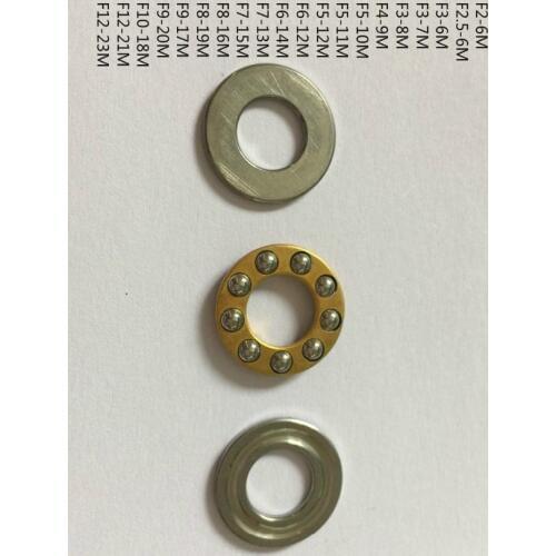 F2-6M F2.5-6M F3-6M F3-7M F3-8M F4-9M F5-10M F5-11M F5-12M F6-12M F6-14M F7-13M F7-15M F8-16M Axial Ball Thrust Bearing Brand