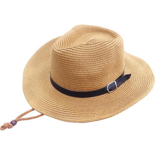 Sunshade Hat For Male SummerFolding Western Cowboy Protection Sun Hat Breathable Outdoor Grass Hat