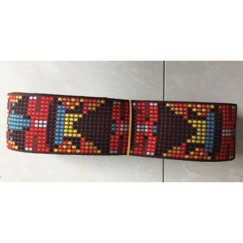 Zakka 4cm 10yard/lot Ethnic embroidery Ribbon DIY crafts accessories lace woven jacquard ribbon trim sewing tape wedding