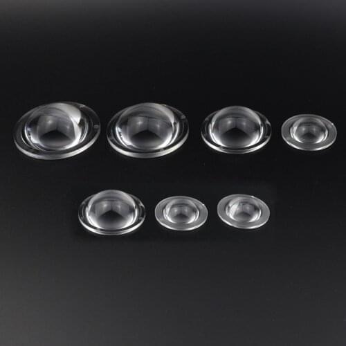 10 18 20 23 25 28 29 32 34 35 38 42 PMMA Plano Convex Acrylic Transparent Condenser Lens for Zoom LED Flashlight Bike Head Lamp
