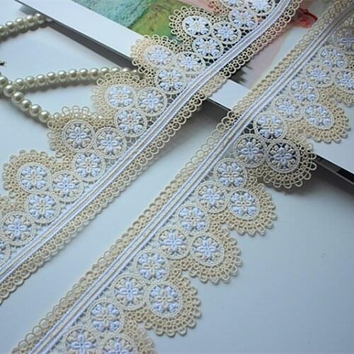 3Yards/Lot High Quality DIY Vintage Embroidery Lace Trim , Retro Venise Lace Trim