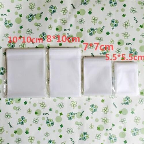 5 sizes to choose 100pcs Clear Cookie Bags With Seal Plastic Candy Bags Wedding decorative cookie bags Party Decorations