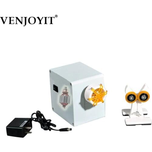 AC 100-240V Portable Professional Fishing Rod Building Winding Elctric-Drive Machine DIY Fishing Rod Tool 0-66RPM Adjustable