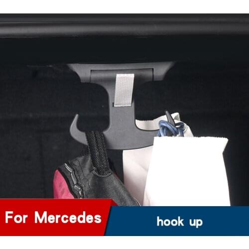 Car trunk hook for Mercedes-Benz C205 COUPE cla w117 w213 e-class C238 interior modification storage hook car supplies