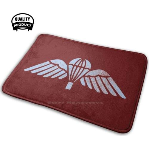 British Paratrooper Distressed Soft Interesting Room Goods Rug Carpet The Paras Parachute Regiment Paras Airborne Machine