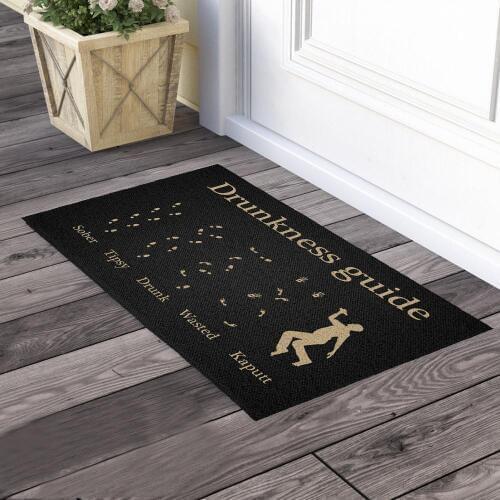 "Drunkness guide" İndoor Mat Outdoor Mat, Room Carpet, Door Matting 50x80 cm