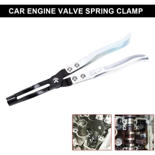 Car Cylinder Head Valve Spring Compressor Kit Automobiles Stem Seal Installer Remover Plier Repair Tool Garage Kit