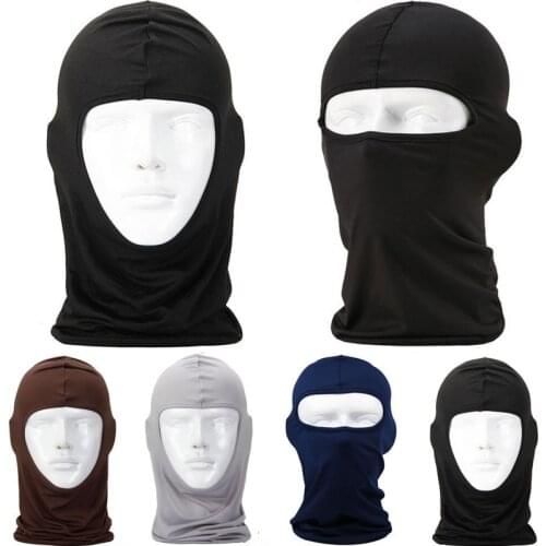 Multi-Function Full Face Head Masked Pink Balaclava Stretch Windproof Motorcycle Cycling Warm Face protection Hat Men and Women