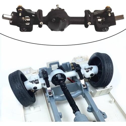 RC Rear Bridge Axle for WPL D12 1:10 Scale Vehicles Car Model Buggy Trucks Replacements Parts