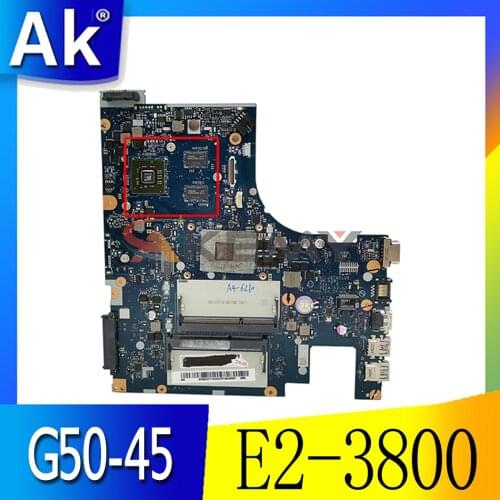 NM-A281 mainboard For Lenovo G50-45 laptop motherboard NM-A281 motherboard E2-3800 CPU R5 M230 2GB GPU