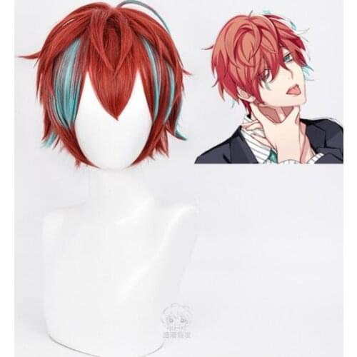 Anime 32CM Cosplay Division Rap Battle Hypnosis MIC Doppo KannonzaKa Wigs Heat Resistant Synthetic Hair Cosplay Costume Wig