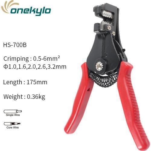 Stripping Pliers Automatic Range 0.5-6.0mm2 Cutter Cable Wire Stripper Tool Multitool Adjustable Insulation stripper Pliers