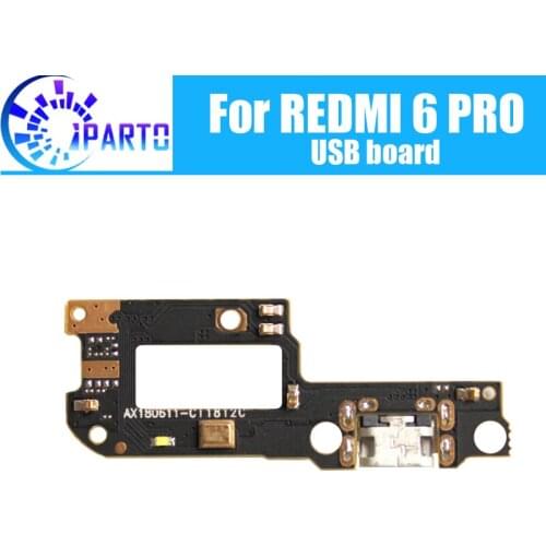 For Xiaomi REDMI 6 PRO usb board 100% Original New for usb plug charge board Replacement Accessories for REDMI 6 PRO Cell Phone